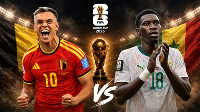 Dự đoán tỷ lệ kèo trận Bỉ vs Senegal