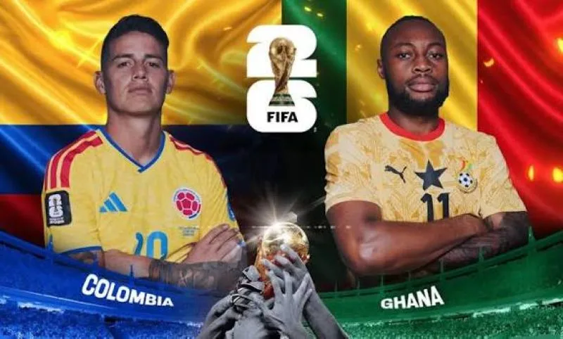 Tổng quan về trận đấu Colombia vs Ghana
